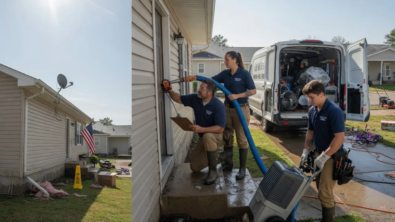 Ceiling Water Damage Restoration in Johannesburg, MI near me